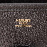 Hermes Evelyne III PM Black Clemence Gold Hardware