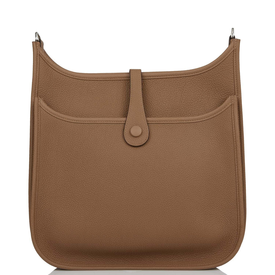 Hermes Evelyne III PM Beige de Weimar Maurice Palladium Hardware
