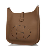 Hermes Evelyne III PM Beige de Weimar Maurice Palladium Hardware