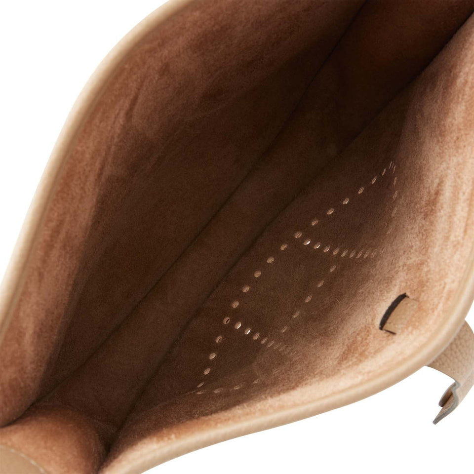 Hermes Evelyne III PM Beige de Weimar Maurice Palladium Hardware