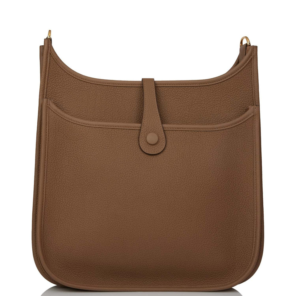 Hermes Evelyne III PM Beige de Weimar Maurice Gold Hardware