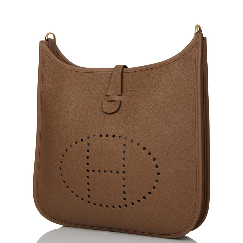 Hermes Evelyne III PM Beige de Weimar Maurice Gold Hardware