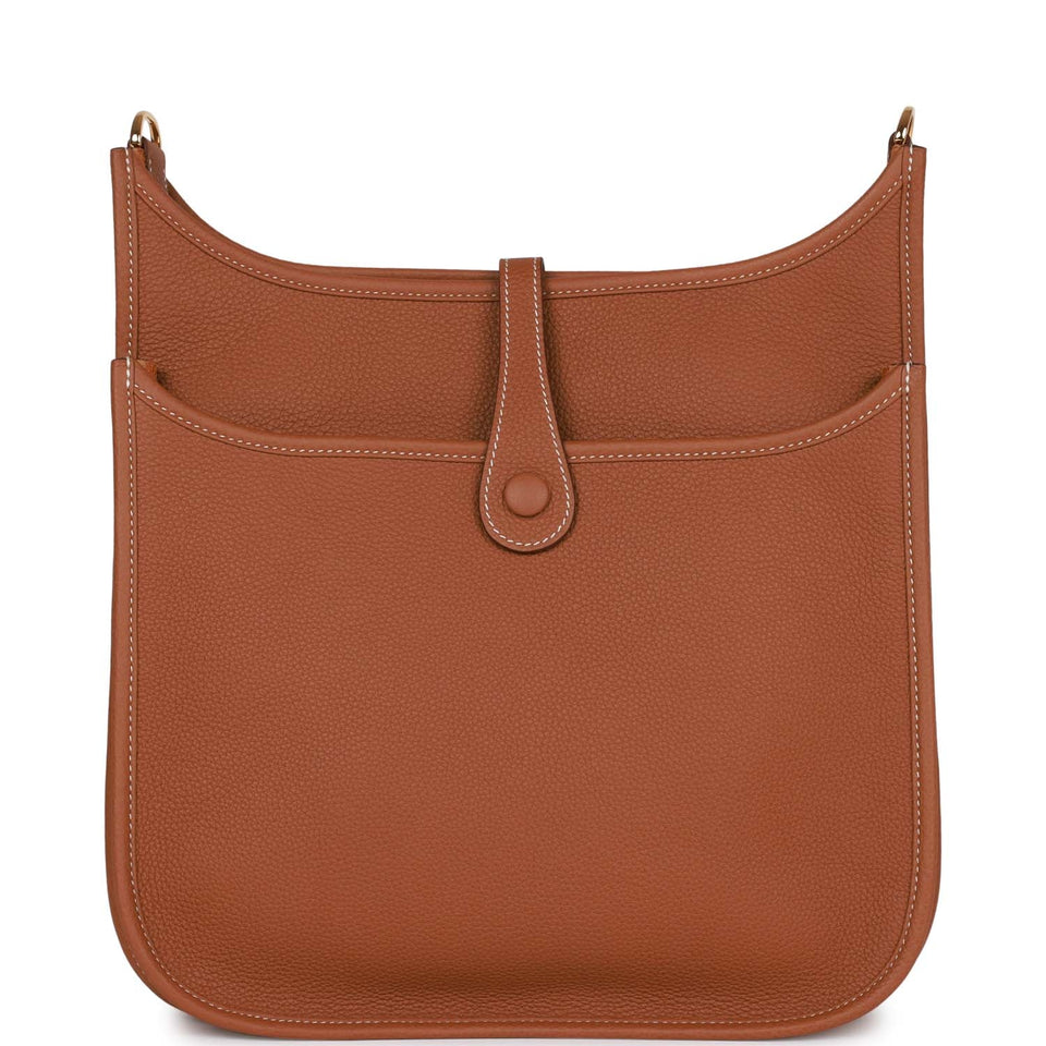 Hermes Evelyne III PM Gold Clemence Gold Hardware
