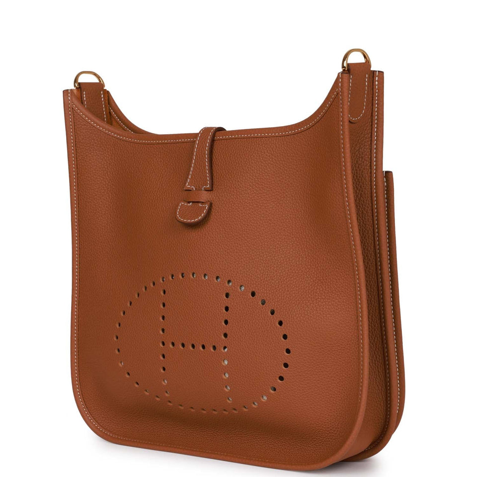 Hermes Evelyne III PM Gold Clemence Gold Hardware