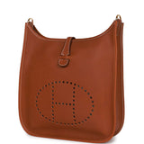 Hermes Evelyne III PM Fauve Barenia Faubourg Gold Hardware