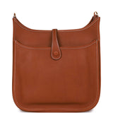 Hermes Evelyne III PM Fauve Barenia Faubourg Gold Hardware