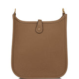 Hermes Evelyne TPM Beige de Weimar Clemence Bag Gold Hardware