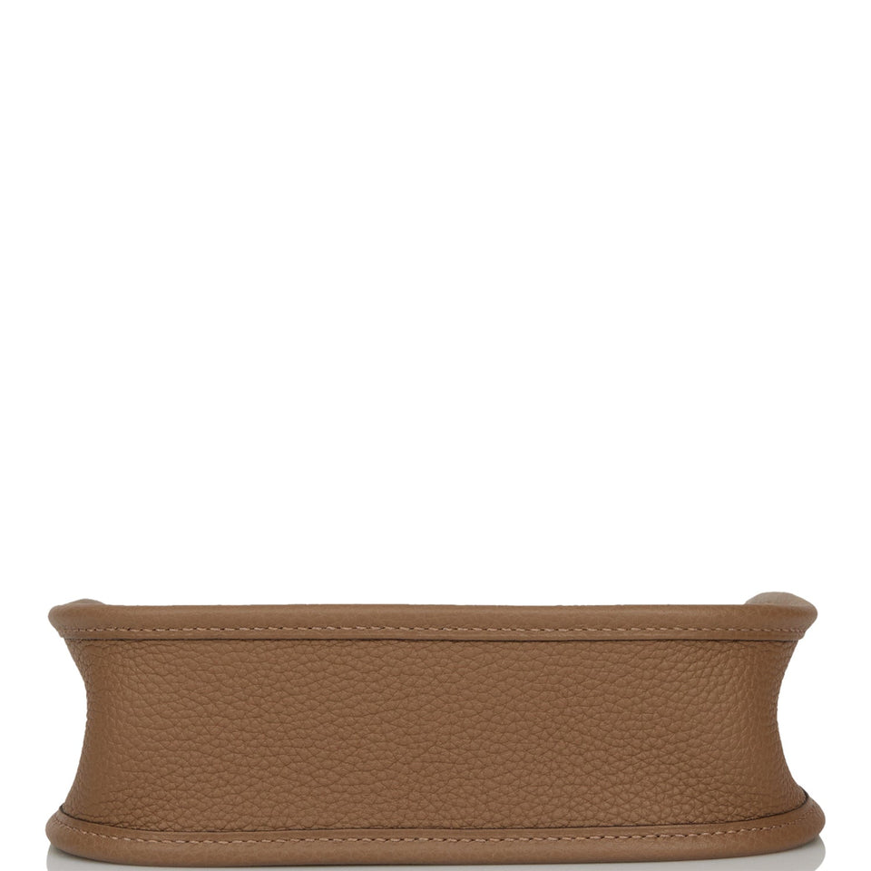 Hermes Evelyne TPM Beige de Weimar Clemence Bag Gold Hardware