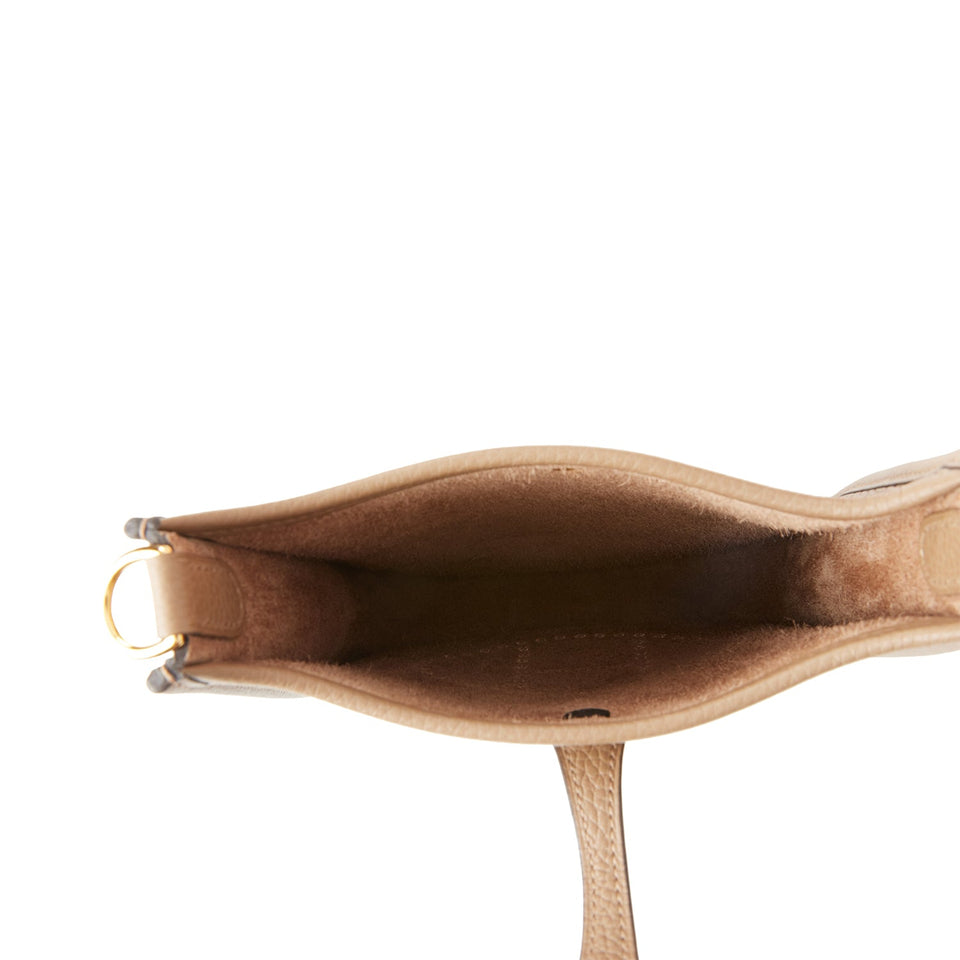 Hermes Evelyne TPM Beige de Weimar Clemence Bag Gold Hardware