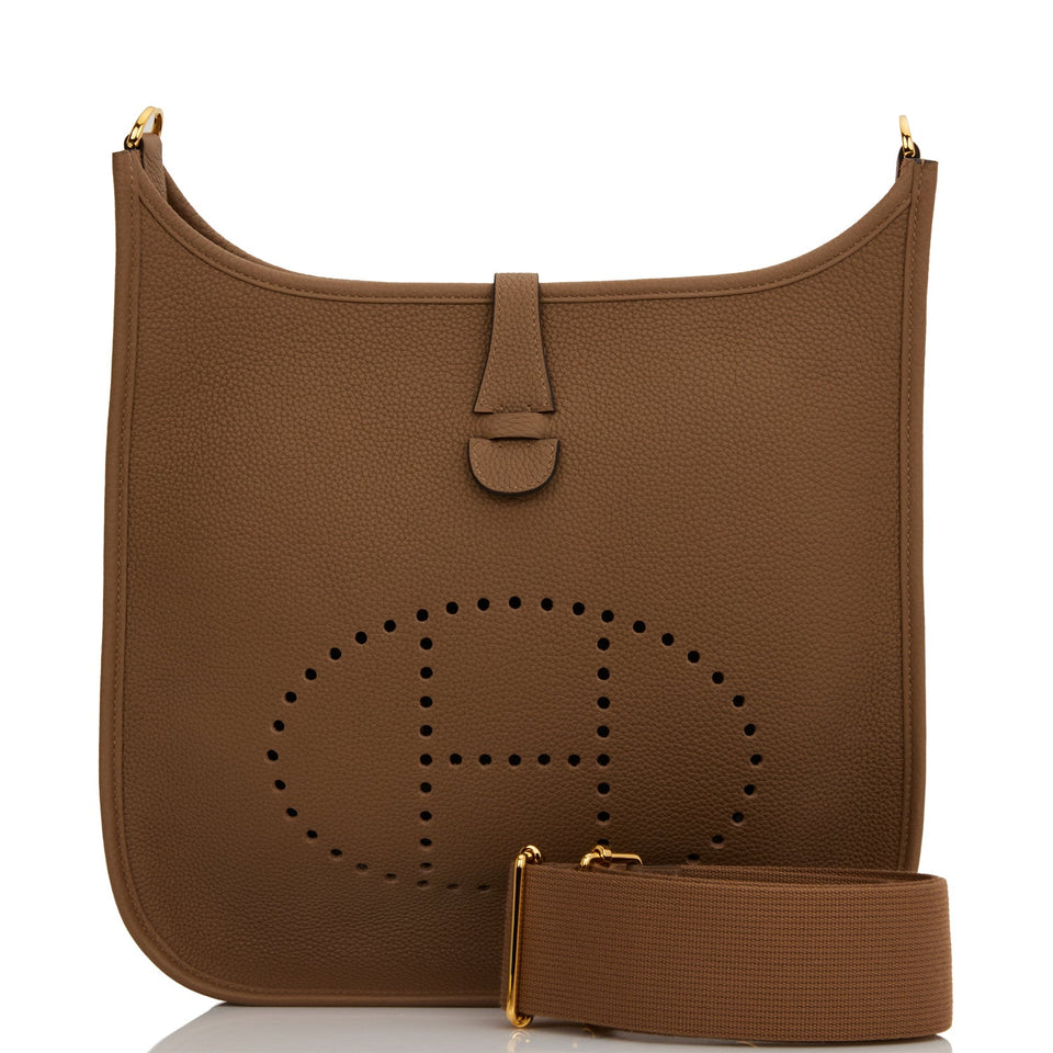 Hermes Evelyne III PM Beige de Weimar Maurice Gold Hardware