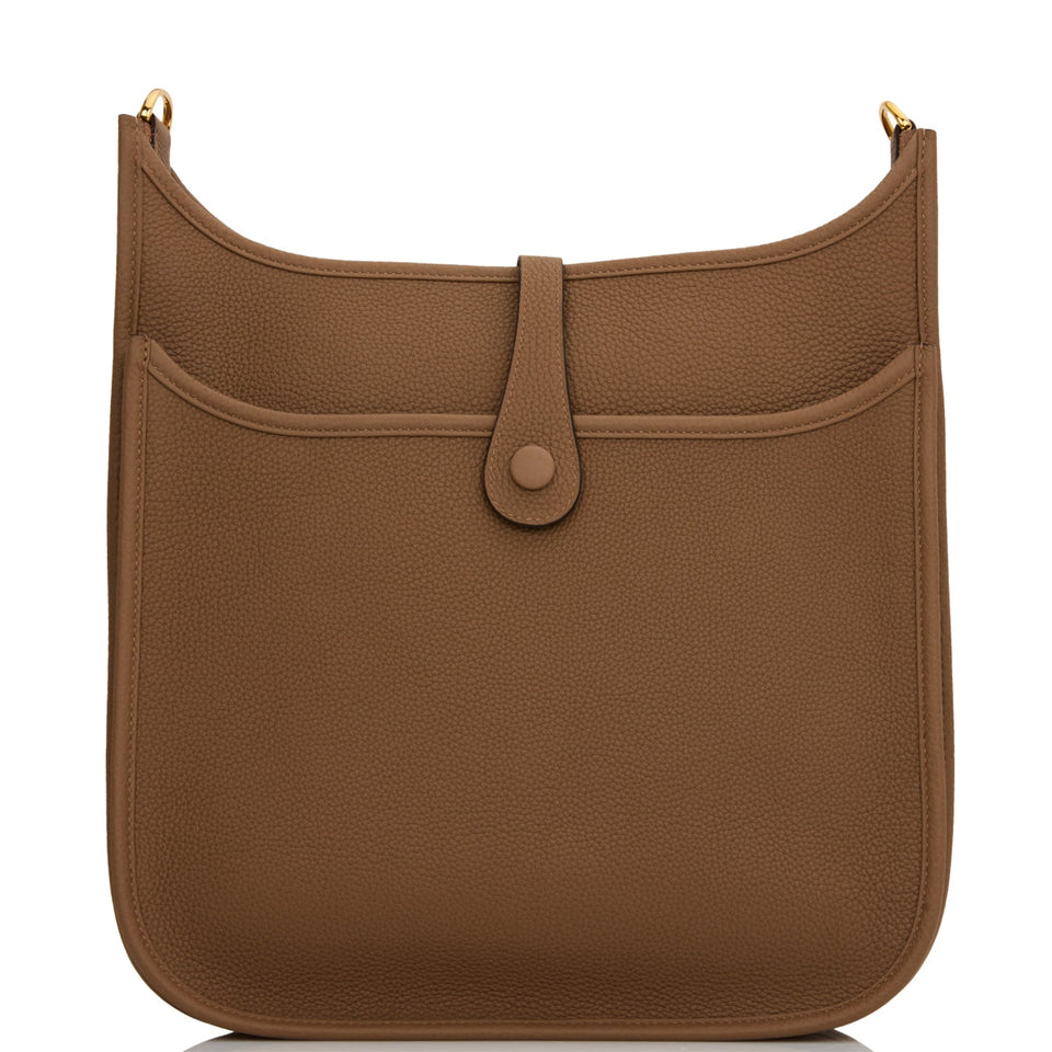 Hermes Evelyne III PM Beige de Weimar Maurice Gold Hardware