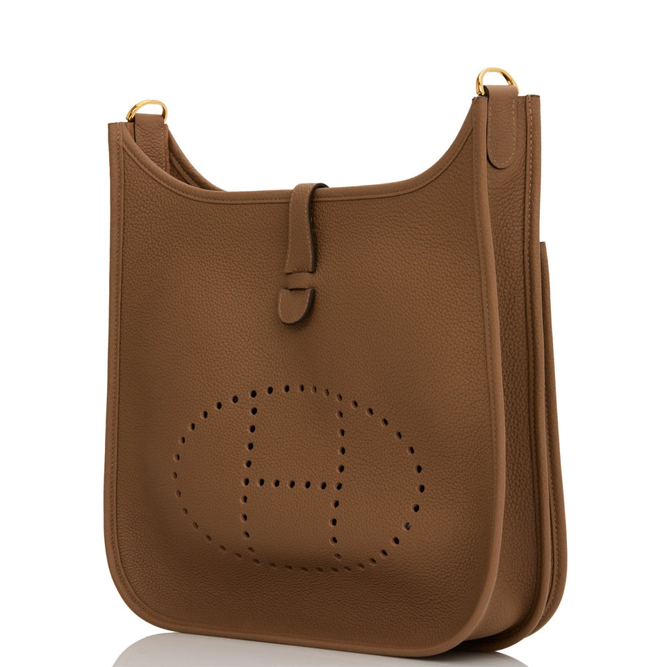 Hermes Evelyne III PM Beige de Weimar Maurice Gold Hardware