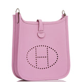 Hermes Evelyne TPM Mauve Sylvestre Clemence Palladium Hardware