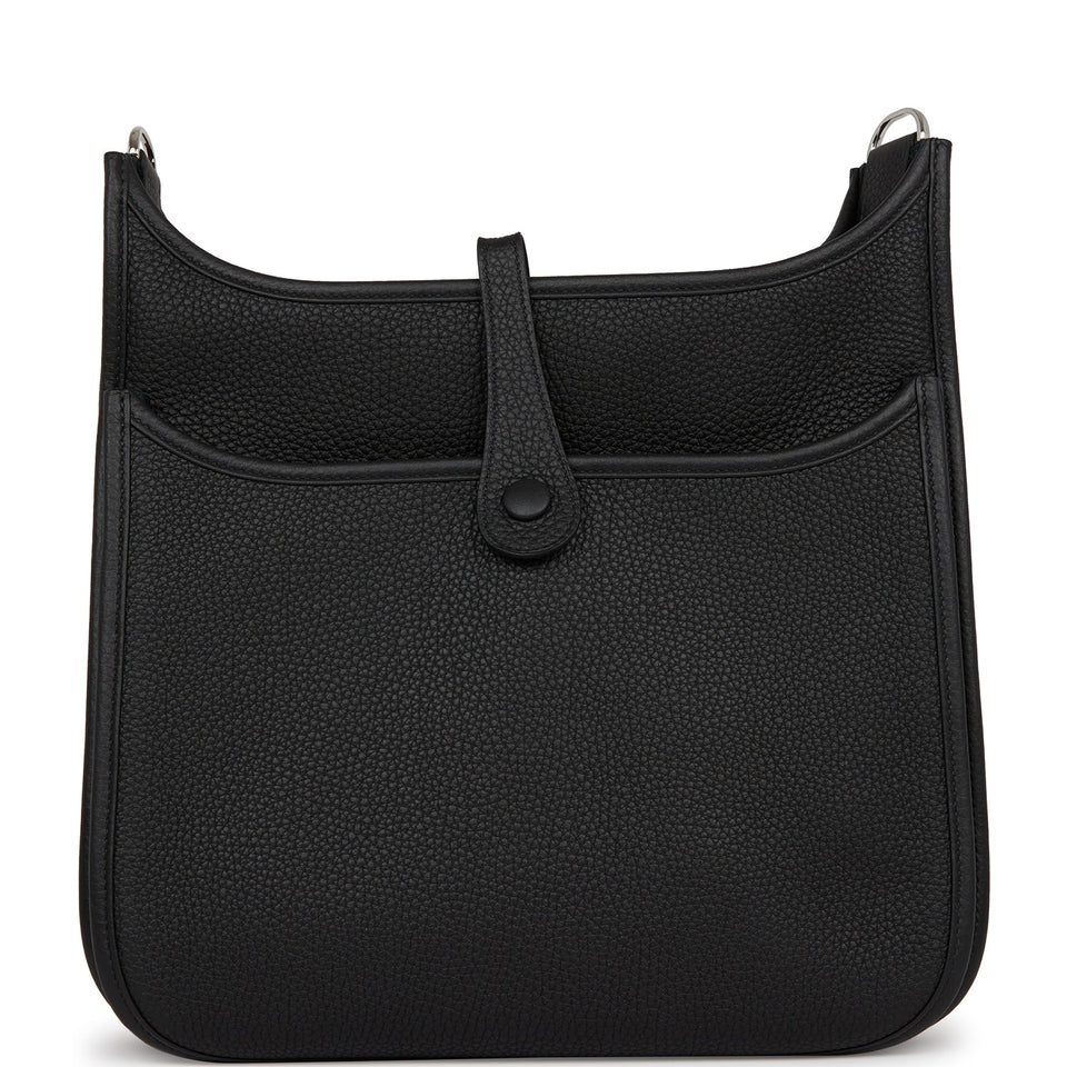 Hermes Evelyne III PM Black Clemence Palladium Hardware