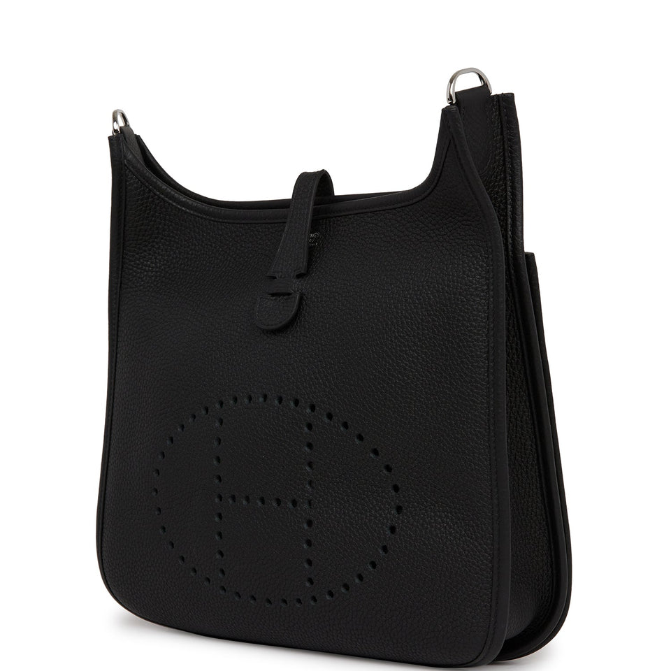 Hermes Evelyne III PM Black Clemence Palladium Hardware