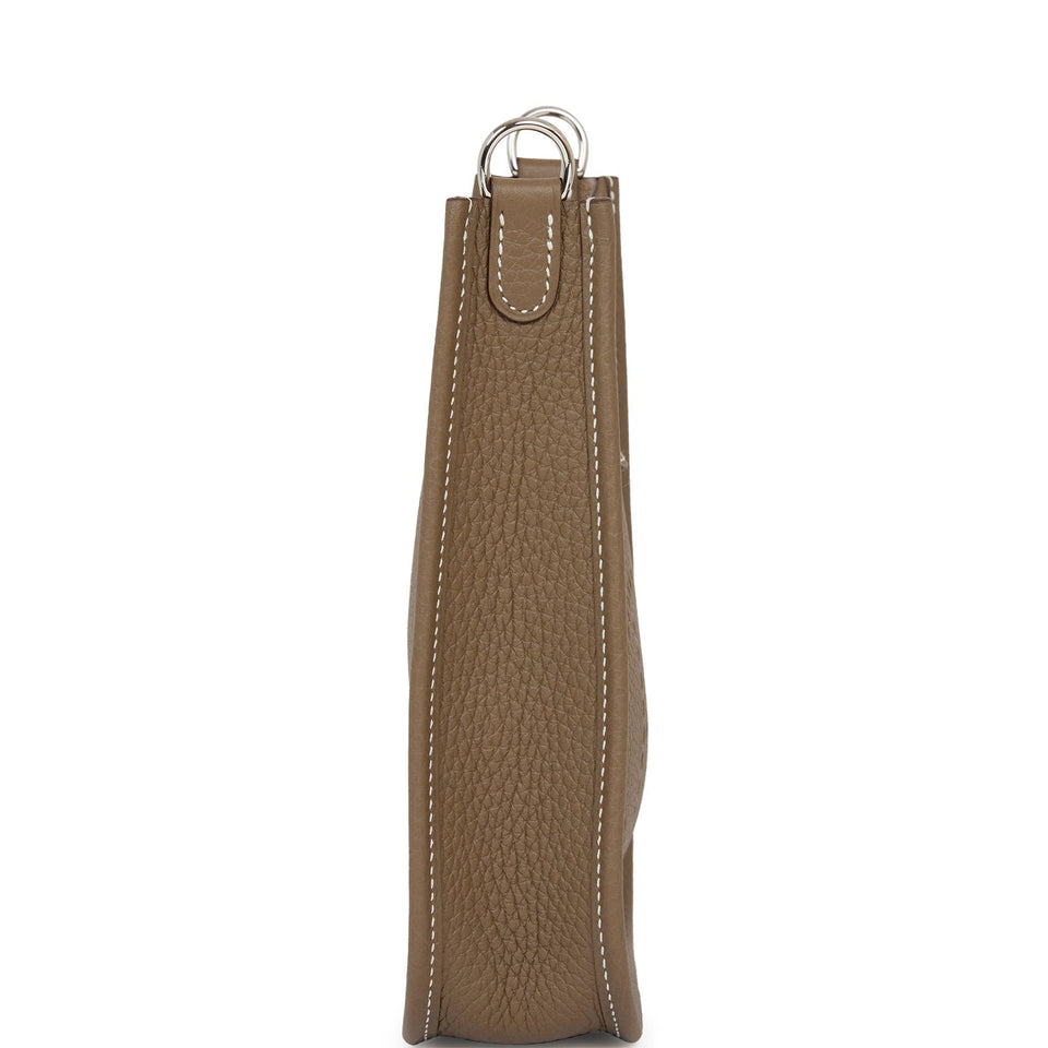 Hermes Evelyne TPM Etoupe Clemence Palladium Hardware