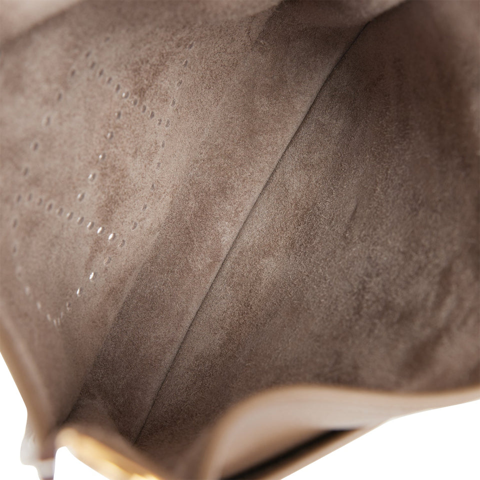 Hermes Evelyne III PM Etoupe Clemence Gold Hardware