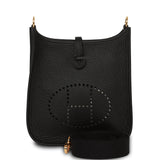 Hermes Evelyne TPM Black Clemence Gold Hardware