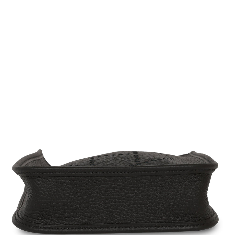 Hermes Evelyne TPM Black Clemence Gold Hardware