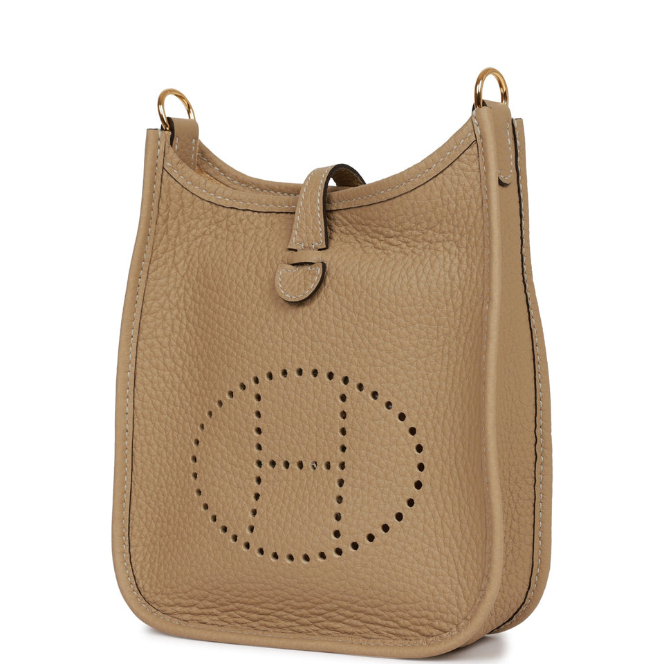 Hermes Evelyne TPM Trench Clemence Gold Hardware