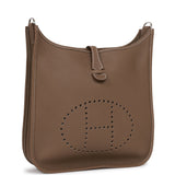 Hermes Evelyne III PM Etoupe Clemence Palladium Hardware