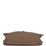 Hermes Evelyne III PM Etoupe Clemence Palladium Hardware