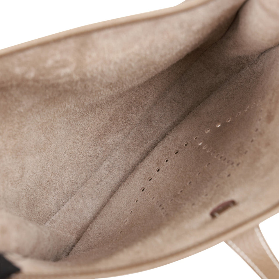 Hermes Evelyne III PM Etoupe Clemence Palladium Hardware