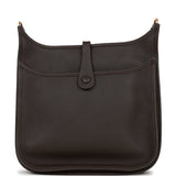 Hermes Evelyne III PM Ebene Clemence Gold Hardware