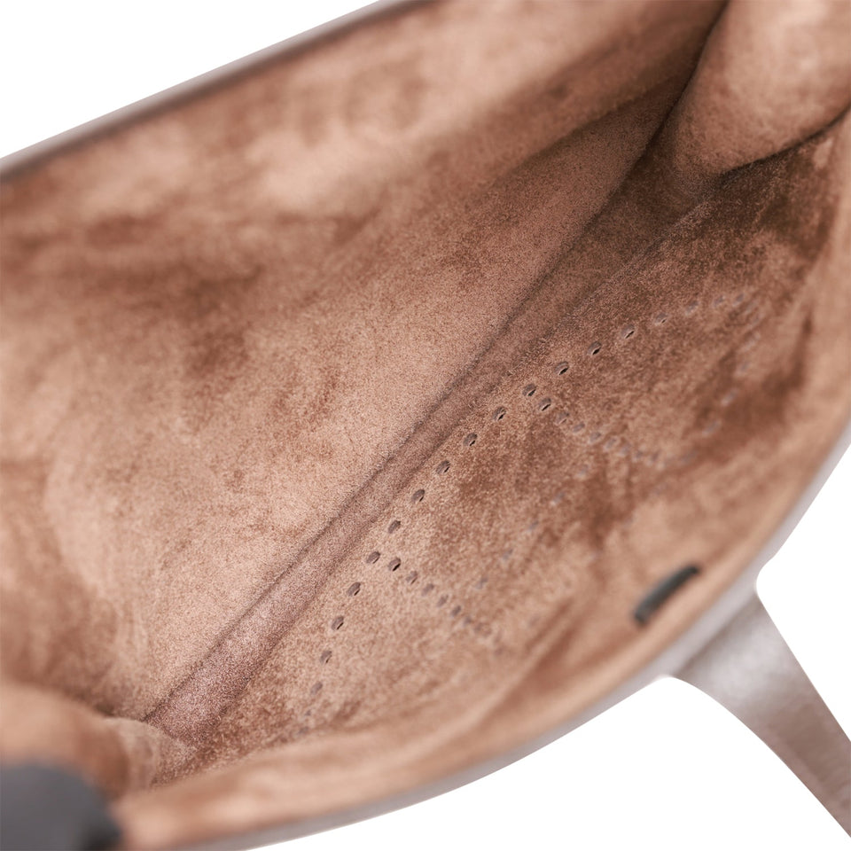 Hermes Evelyne III PM Ebene Clemence Gold Hardware