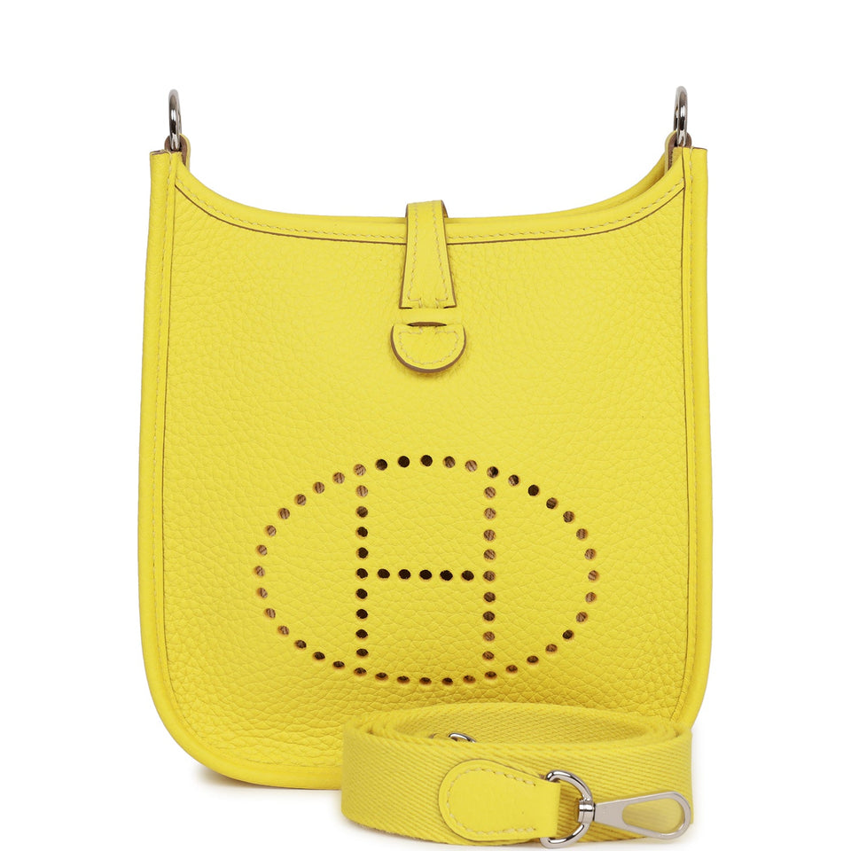 Hermes Evelyne TPM Lime Clemence Palladium Hardware