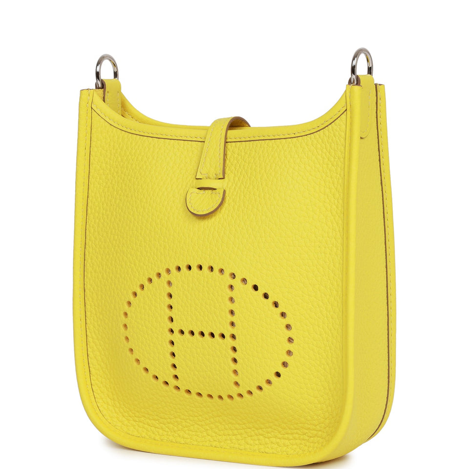 Hermes Evelyne TPM Lime Clemence Palladium Hardware