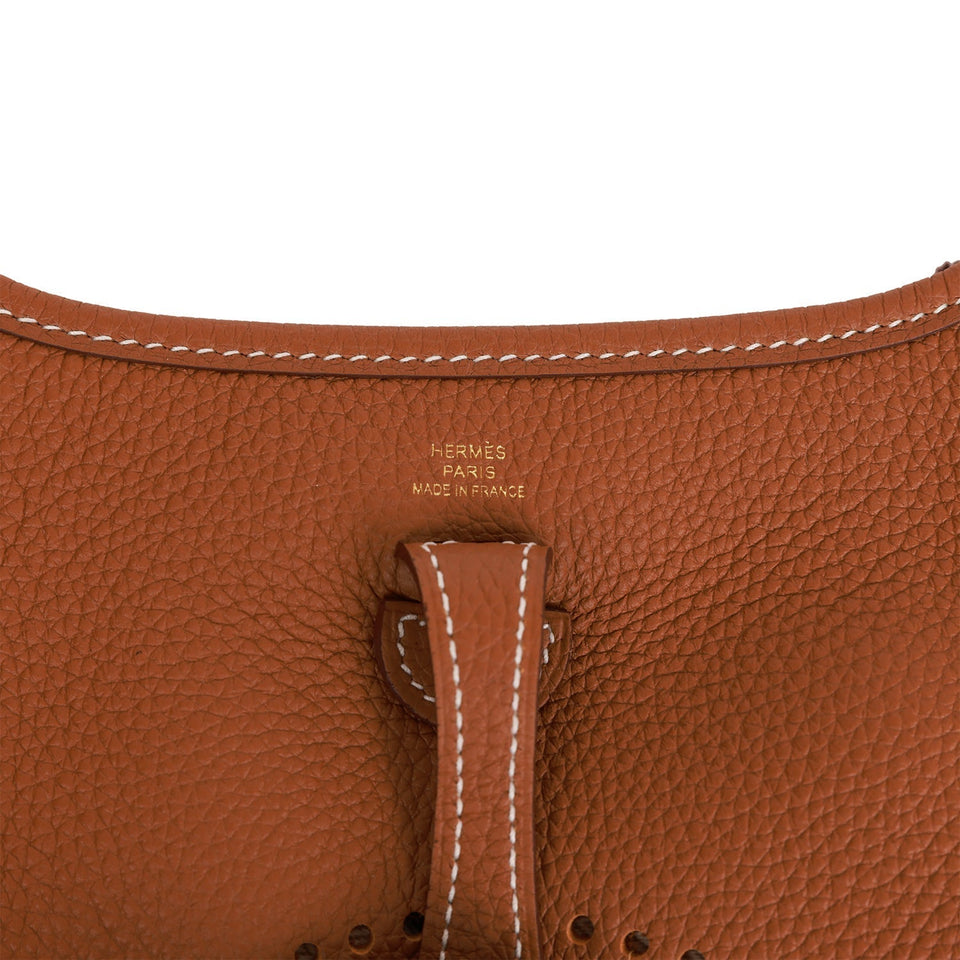 Hermes Evelyne TPM Gold Clemence Gold Hardware