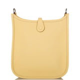 Hermes Evelyne TPM Jaune Poussin Clemence Palladium Hardware