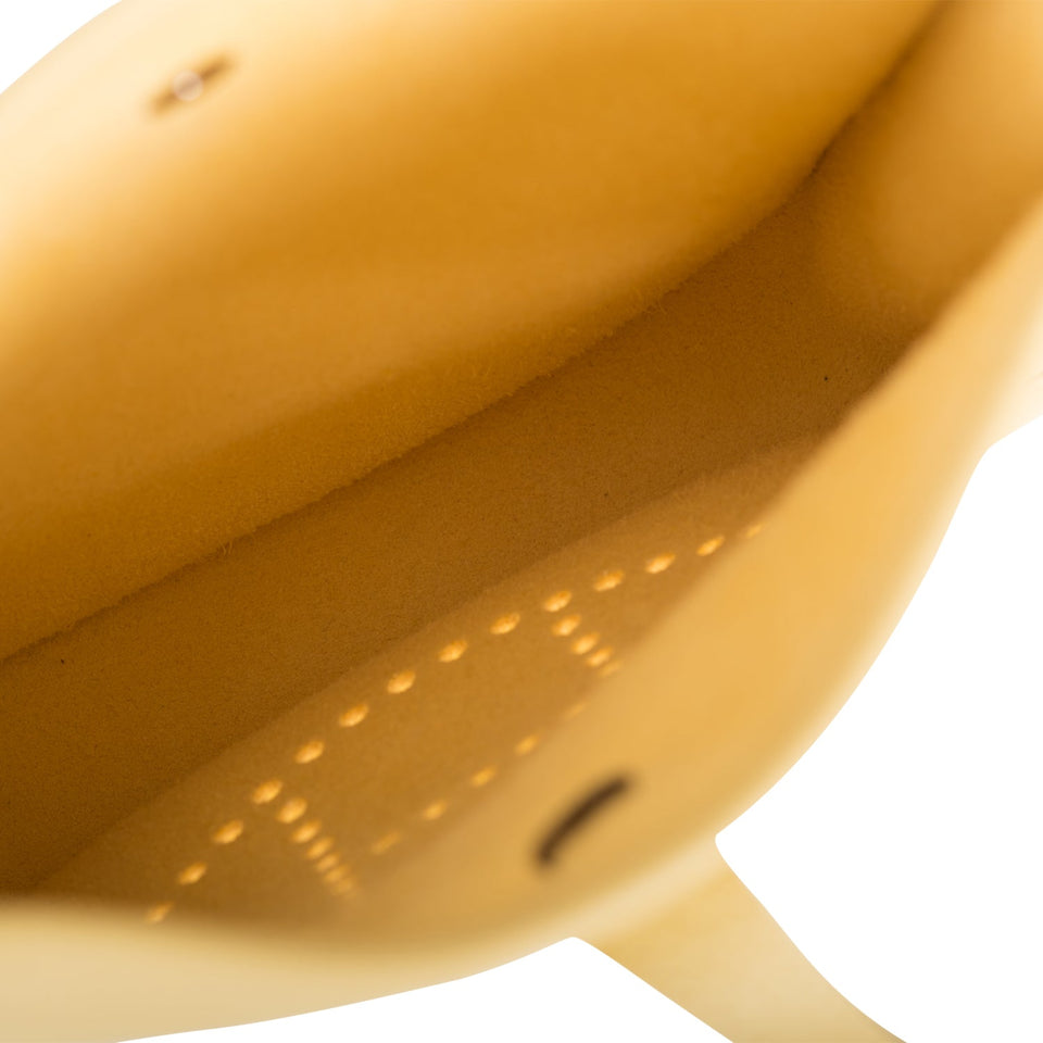 Hermes Evelyne TPM Jaune Poussin Clemence Palladium Hardware