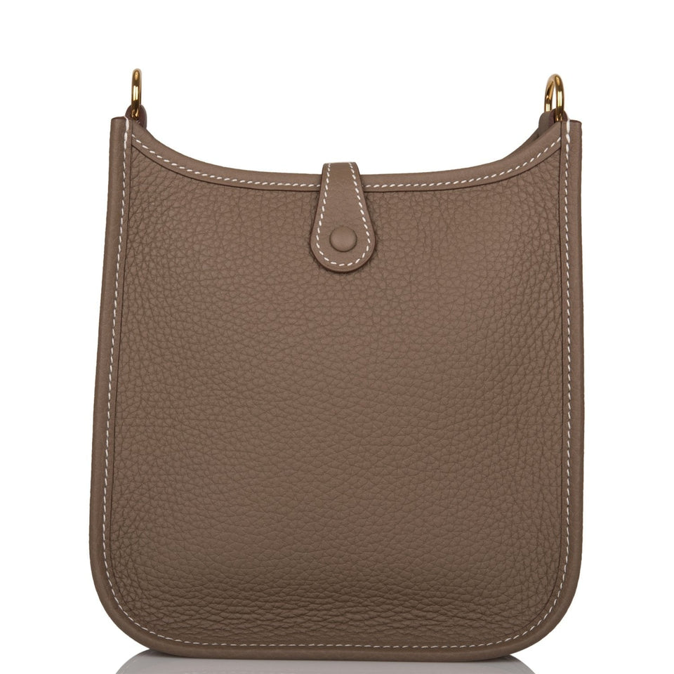 Hermes Evelyne TPM Etoupe Clemence Gold Hardware