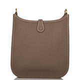Hermes Evelyne TPM Etoupe Clemence Gold Hardware