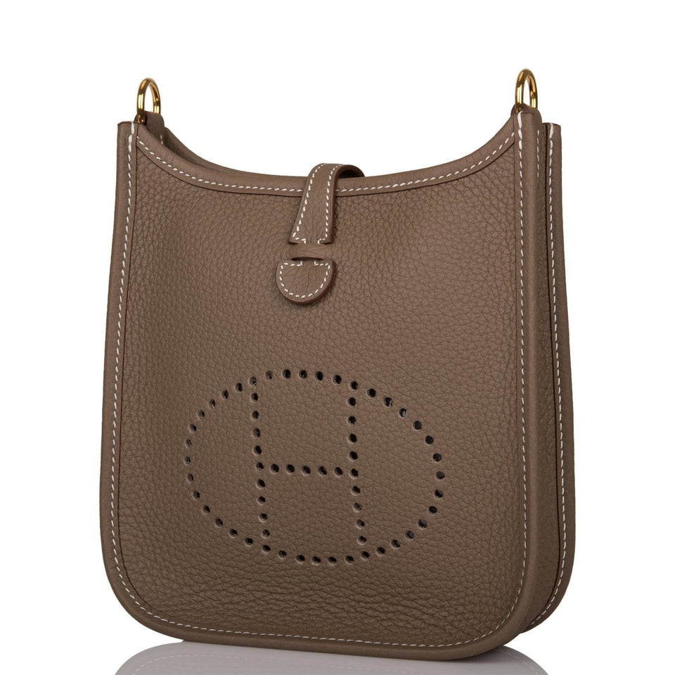 Hermes Evelyne TPM Etoupe Clemence Gold Hardware