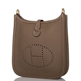 Hermes Evelyne TPM Etoupe Clemence Gold Hardware