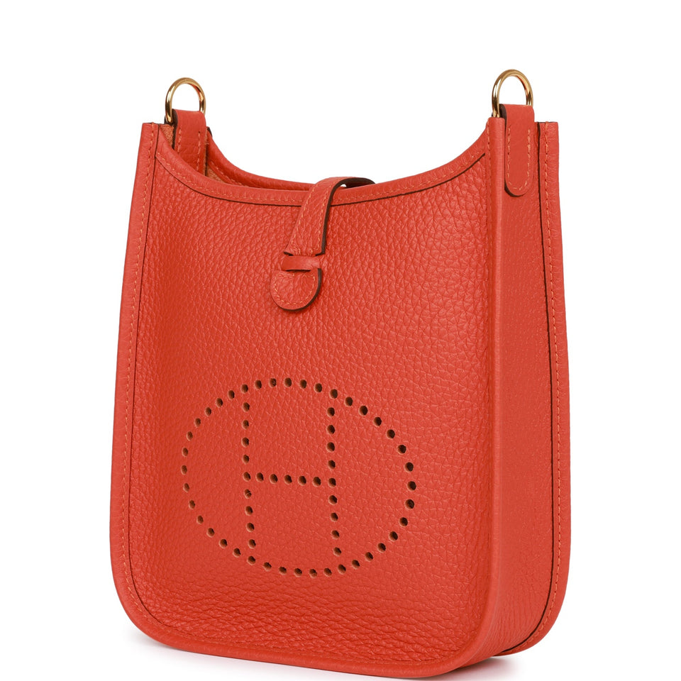 Hermes Evelyne TPM Feu Clemence Gold Hardware