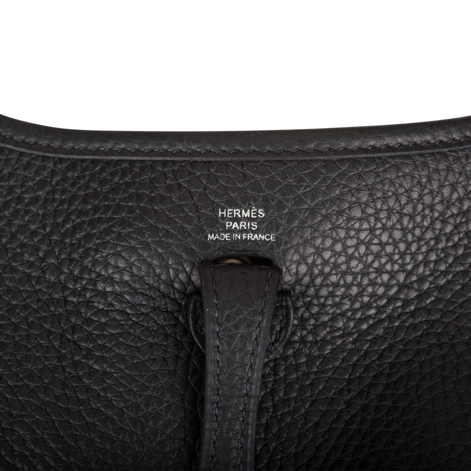 Hermes Evelyne TPM Black Clemence Palladium Hardware