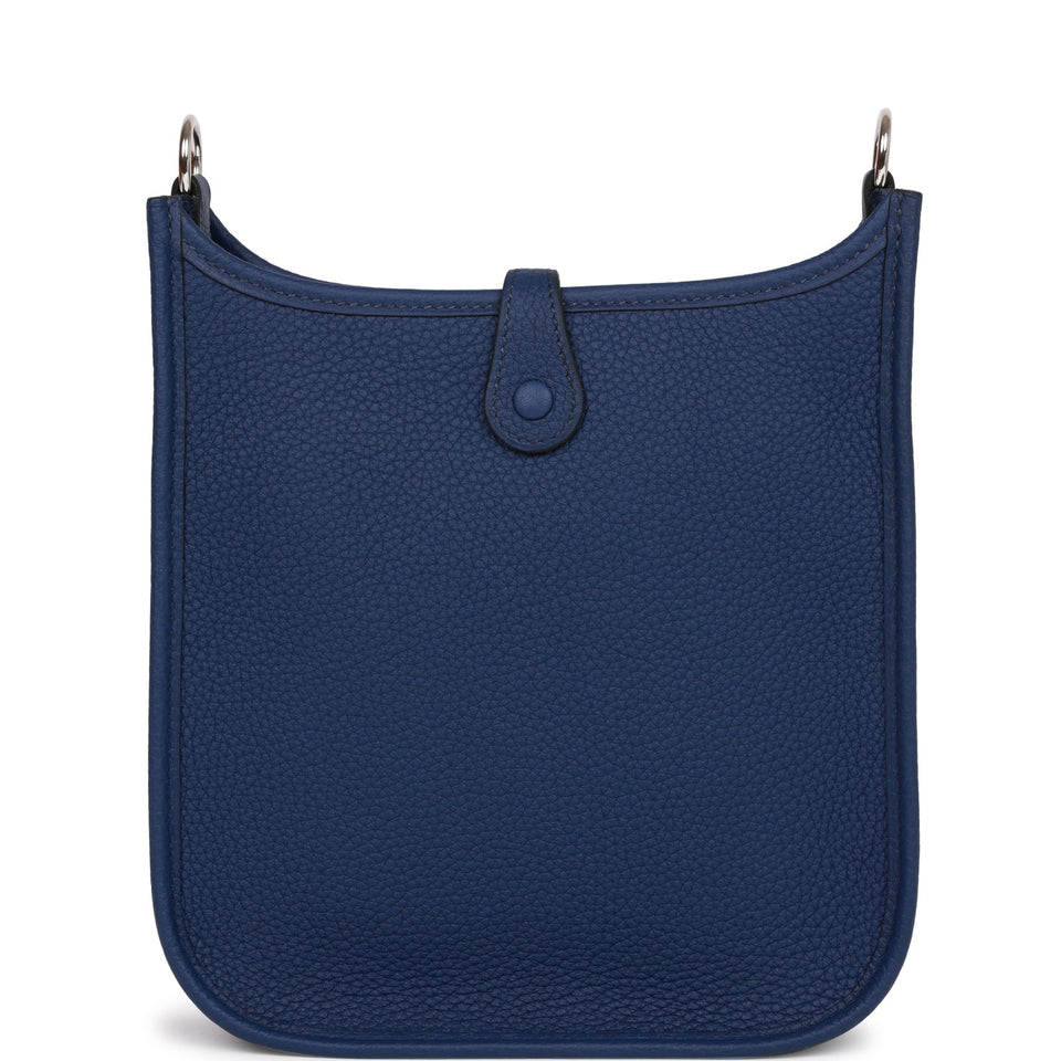 Hermes Evelyne TPM Bleu Saphir Maurice Palladium Hardware