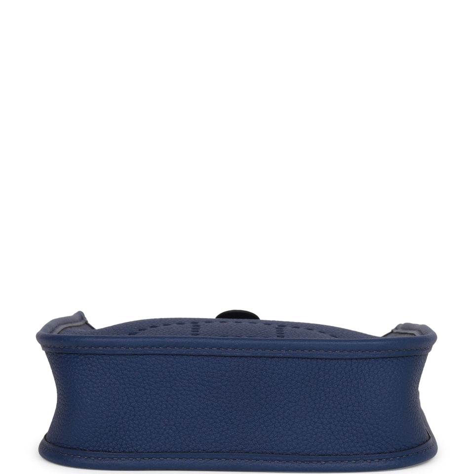 Hermes Evelyne TPM Bleu Saphir Maurice Palladium Hardware