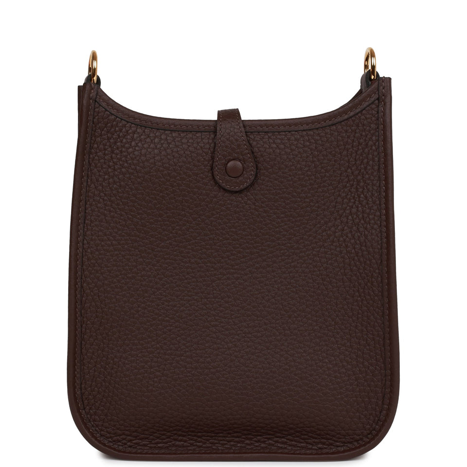 Hermes Evelyne TPM Rouge Sellier Clemence Gold Hardware