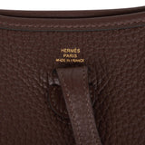 Hermes Evelyne TPM Rouge Sellier Clemence Gold Hardware