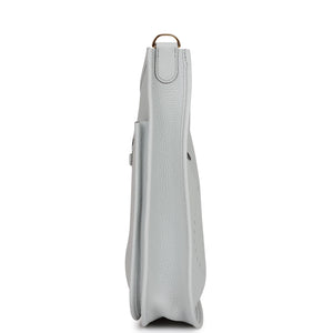 Hermes Evelyne III PM Bleu Pale Clemence Gold Hardware