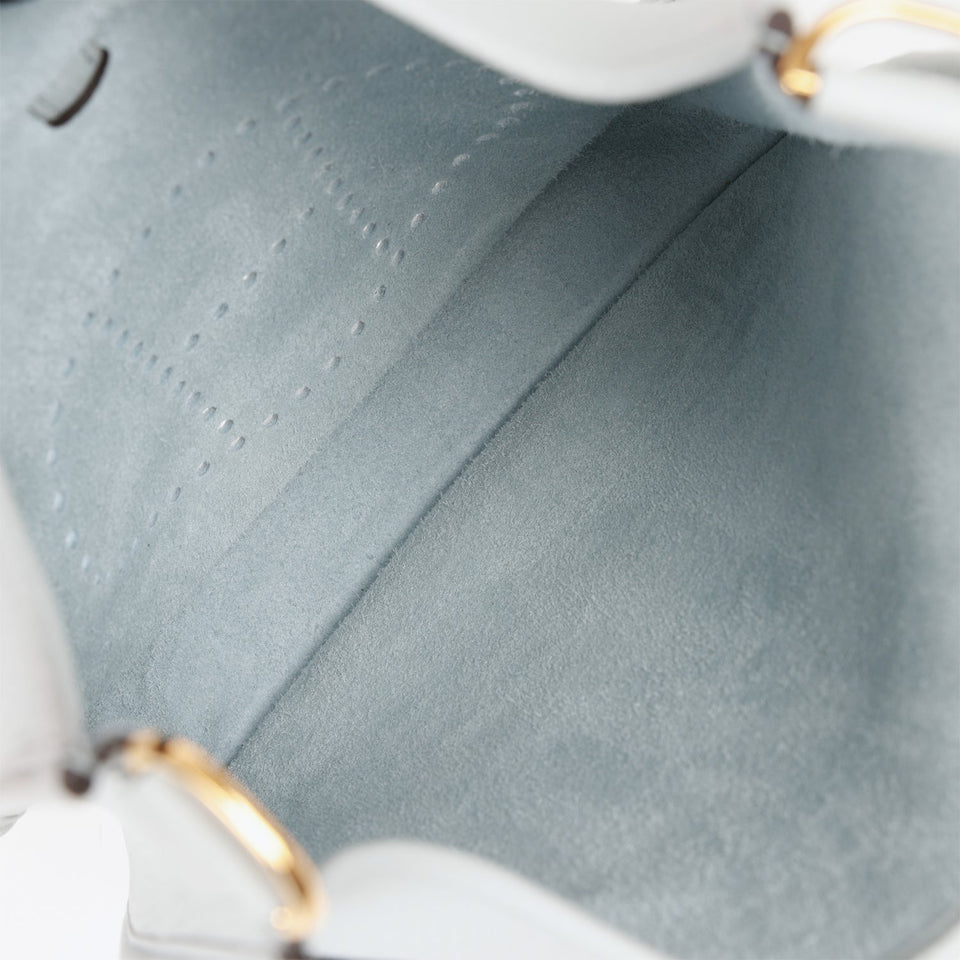 Hermes Evelyne III PM Bleu Pale Clemence Gold Hardware