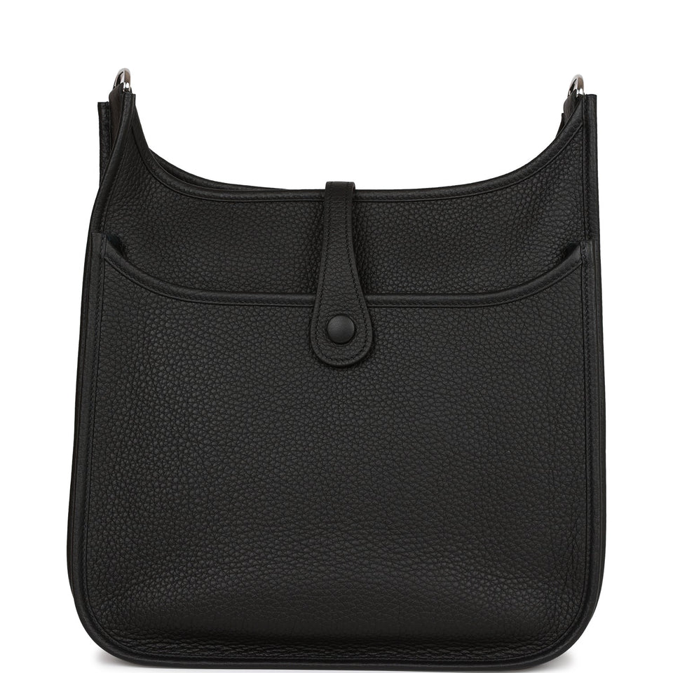 Hermes Evelyne III PM Black Clemence Palladium Hardware