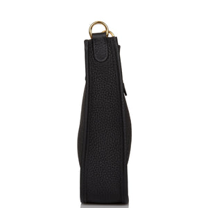Hermes Evelyne TPM Black Clemence Gold Hardware