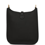 Hermes Evelyne TPM Black Clemence Gold Hardware