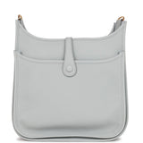 Hermes Evelyne III PM Bleu Pale Clemence Gold Hardware